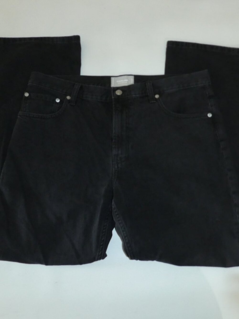 Everlane The Slouch Bootcut Jean - Black
